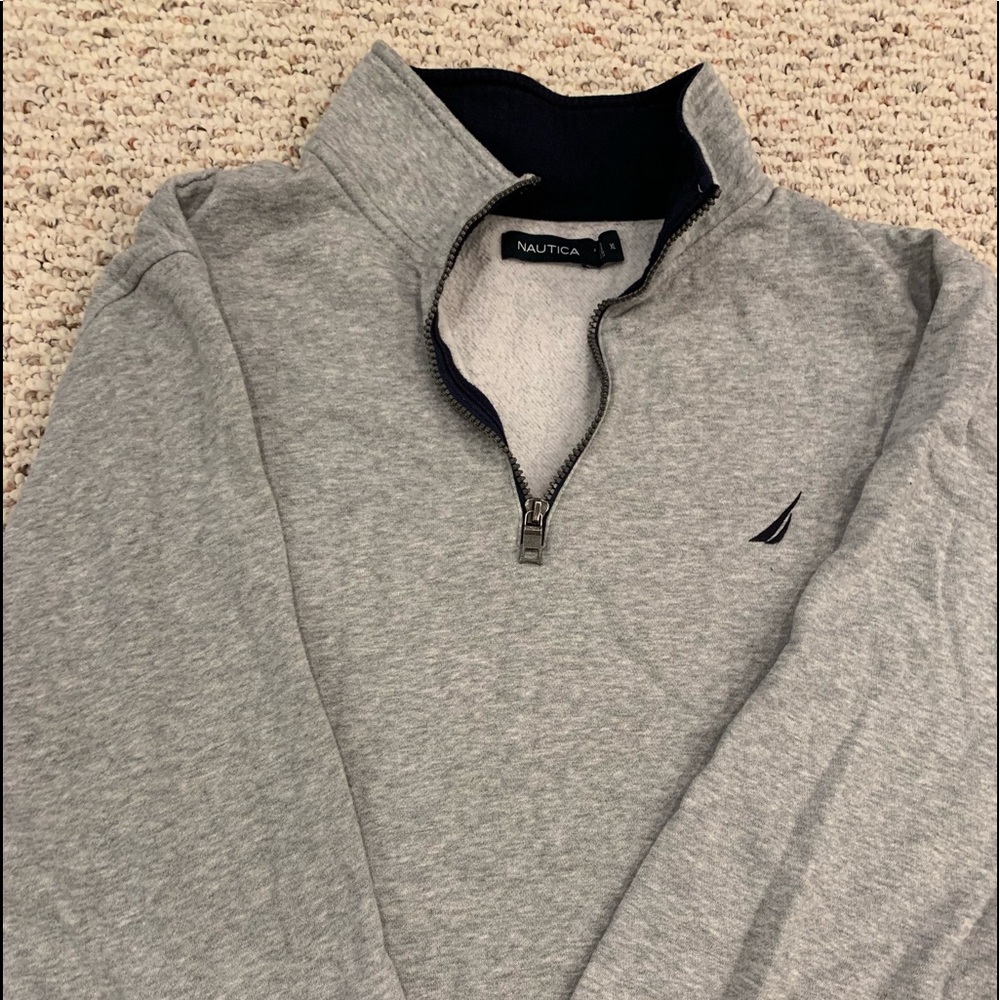 Nautical pull over sweatshirt